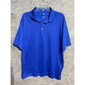 Nike Golf Polo Shirt Mens XL Short Sleeve Fit Dry Lightweight Blue